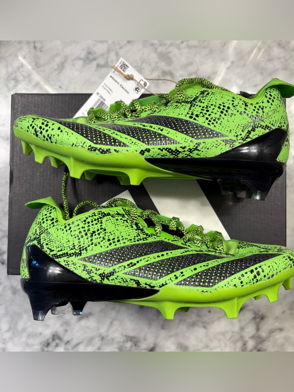 Adidas Adizero Electric 2 Exotic Speed Football Cleats Green Black Men Size 6